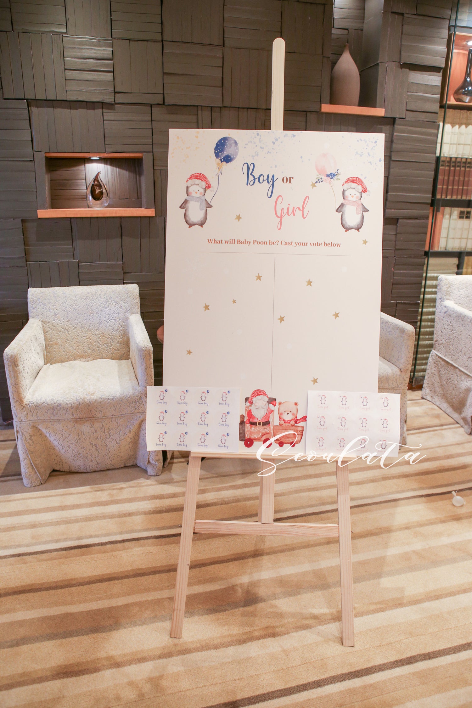 Gender Reveal Voting Board